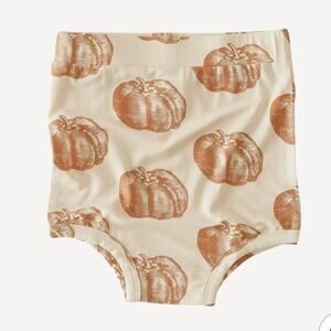 Kate Quinn Retro Bloomers Orange Harvest Pumpkins Bamboo Size 18-24 Months